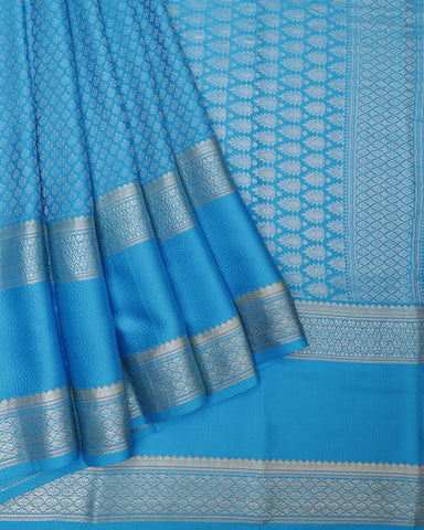 Blue Mysore Saree - PattuCheeralu