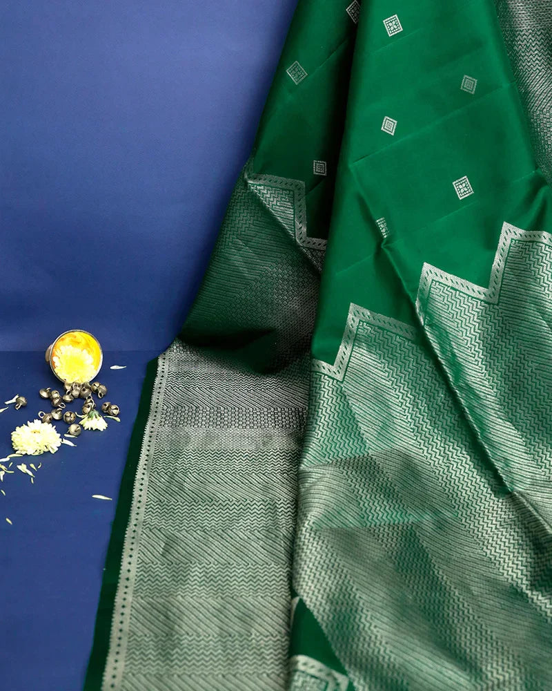 Green Soft Silk Saree - PattuCheeralu