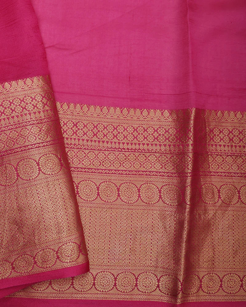 Printed Kanjivaram Silk Saree - PattuCheeralu