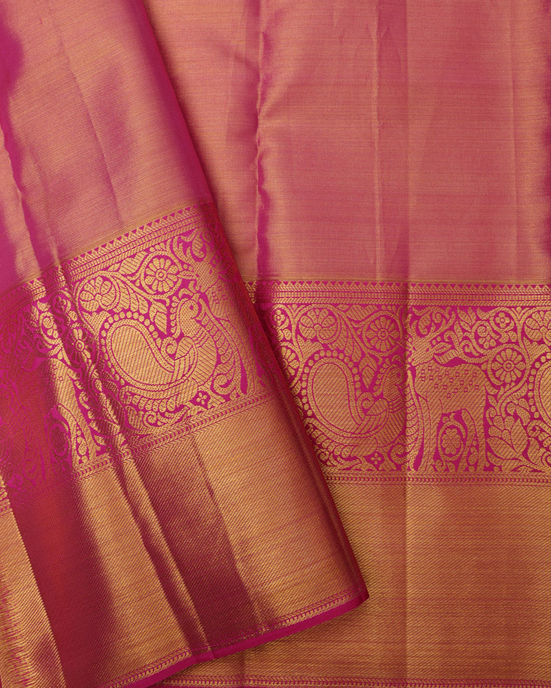 Gold Tissue Kanjivaram Silk Saree - PattuCheeralu