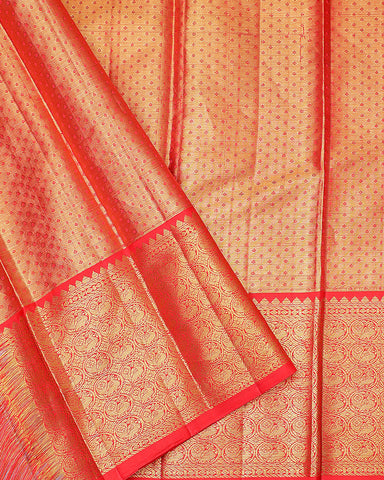 GREY KANJIVARAM SILK SAREE - PattuCheeralu