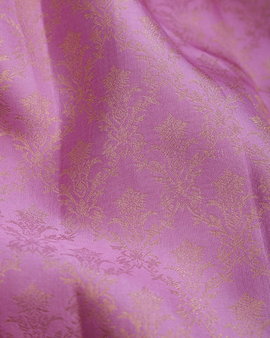 Light Magenta Kanjivaram Silk Saree - PattuCheeralu