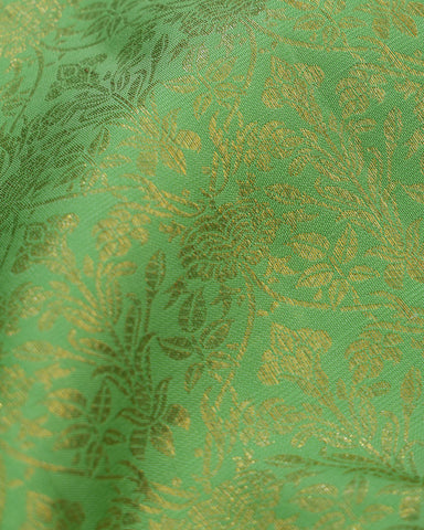 Mint Green Kanchipuram Silk Saree - PattuCheeralu