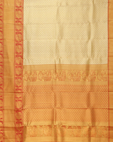 Gold Tissue Kanchipuram Silk Saree - PattuCheeralu