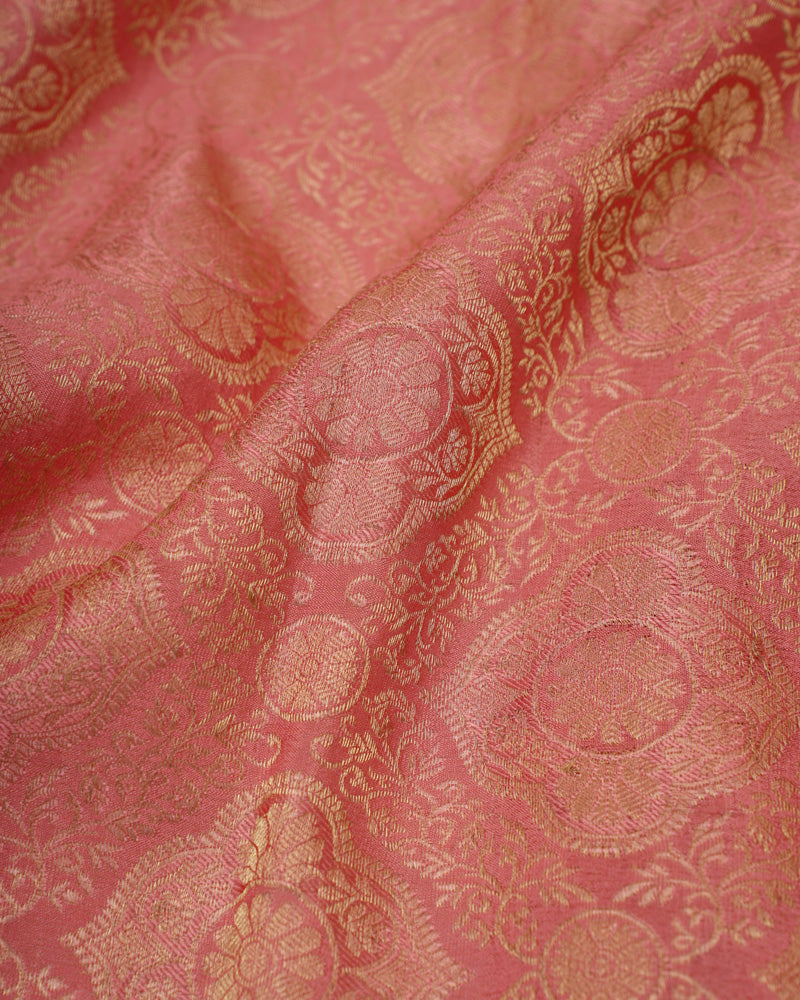 Pink Mysore silk saree - PattuCheeralu