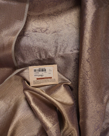 Ivory tissue kanjivaram silk saree - PattuCheeralu