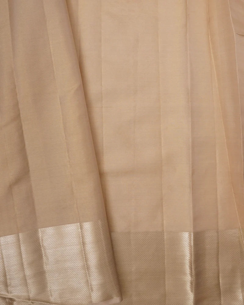 Brown kanjivaram silk saree - PattuCheeralu