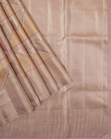 Lavender tissue kanjivaram saree - PattuCheeralu