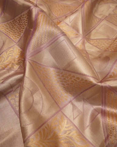 Lavender tissue kanjivaram saree - PattuCheeralu