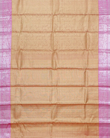 Onion Pink Tissue Kanjeevaram Saree - PattuCheeralu