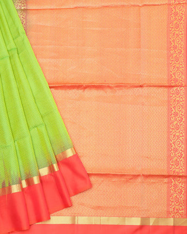 Light green soft silk - PattuCheeralu